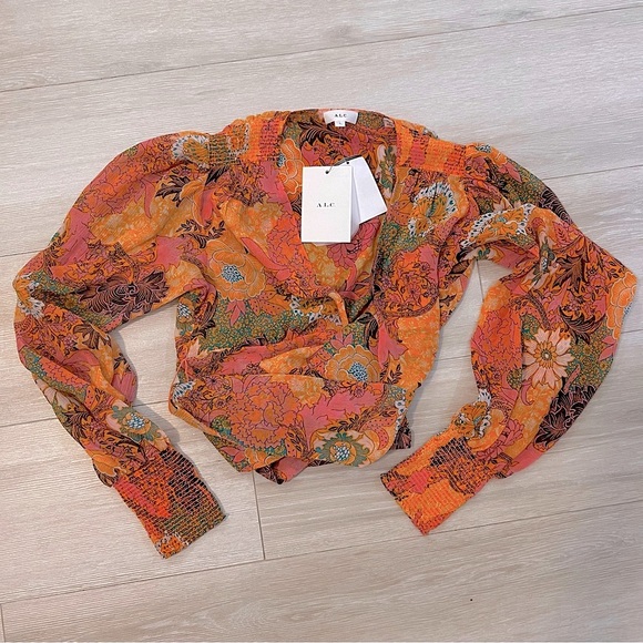 NWT A.L.C. Wrap Top - Picture 4 of 6